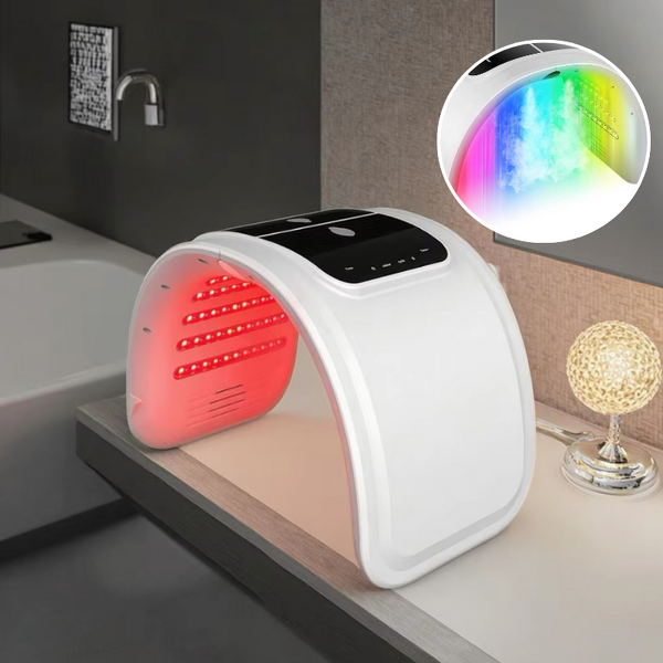 7-Color LED Therapy - Beauty Instrument Spray Function Facial Care Skin Rejuvenation