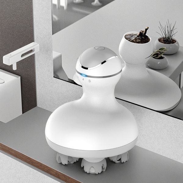 3D Kneading Scalp Massager - Wholesale Custom IPX7 84-Touch USB Rechargeable Head