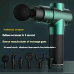 18 Speed Massage Gun - Dropshipping Custom LCD Screen Deep Tissue Percussion Vibration