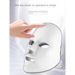 LED Phototherapy Mask - 7-Colour Hydrotherapy Rechargeable Wireless Anti-Ageing Care