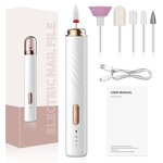 Mini Nail Polisher - Portable Cordless USB Rechargeable Stainless Steel Multifunction