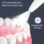LED Dental Scaler Pen - 3 Modes Ultrasonic Portable Home Teeth Whitening Tool