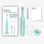 2 in 1 Oral Cleaner - High Frequency Wireless Recharge Sonic Tooth Brush Teeth Tool