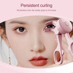 Sensing Eyelash Curler - Easy Use Rechargeable Temperature Adjust Cute Heated Tool