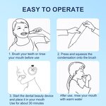 Complete LED Whitening Kit - Custom 4 Modes Blue Light 360 Degree Toothbrush Tool