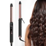 3 in 1 Curling Set - Curling Brush 2 Interchangeable Ceramic Wand Dual Voltage