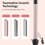 32mm Curling Iron - 80-230℃ Adjustable No Damage Professional Curly Hair Styling