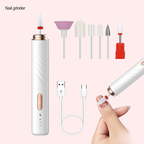 USB Nail Drill Kit - Multifunction Manicure Pedicure Portable Electric File Tool