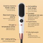 Portable Mini Hot Comb - Customized Fast Heating Electric Hair Straightening Brush