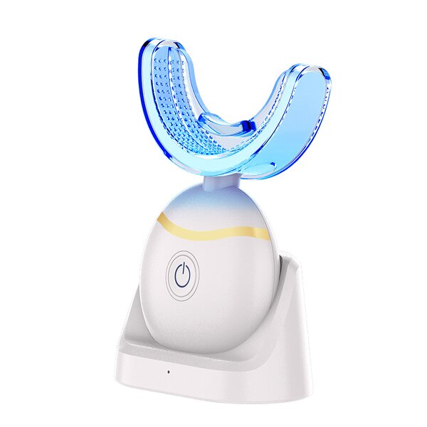 Complete LED Whitening Kit - Custom 4 Modes Blue Light 360 Degree Toothbrush Tool