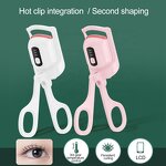 Heated Eyelash Curler - 2023 Wholesale Professional Curling Lash Lift Pink White Tool