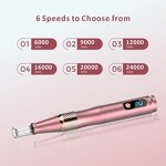 Electric Nano Microneedle - 0-3mm 6 Speed Level Facial Beauty Personal Care Pen