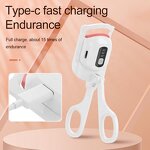 Heated Eyelash Curler - 2023 Wholesale Professional Curling Lash Lift Pink White Tool