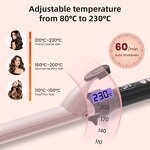 32mm Curling Iron - 80-230℃ Adjustable No Damage Professional Curly Hair Styling