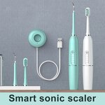 2 in 1 Oral Cleaner - High Frequency Wireless Recharge Sonic Tooth Brush Teeth Tool