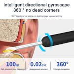 Mini WiFi Otoscope - Portable 0.02cm Visual Ear Cleaner Wax Remover Home Health Care
