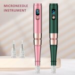 6-Speed Nano Microneedle - 0-3mm Micro Plastic Facial Beauty Personal Care Pen