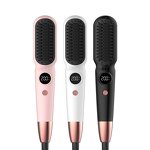Mini Plasma Hot Comb - Portable Professional Electric Hair Straightening Comb US Plug