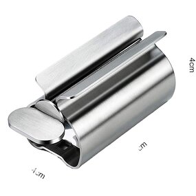 Cosmetics Tube Squeezer - New Design Stainless Steel Cleanser Extruder Toothpaste Dispenser