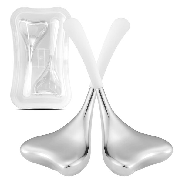 Stainless Steel Cryo Spoon - Personalized Label Hand Held Facial Massage Ice Globes Sticks