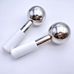 Handheld Cooling Roller - Stainless Steel Ice Globes Firming Wrinkle Remover Eyes Body