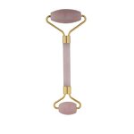 Rose Pink Jade Roller - 2024 Hot Selling Anti-Aging Detachable Natural Gemstone Noise-Free