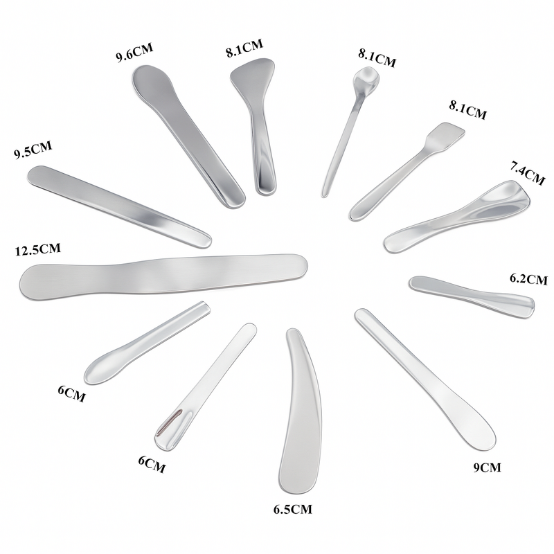 Mini Cosmetic Spatula - Custom Engraving 304 Stainless Steel Eye Cream Scoop Skincare Spoon