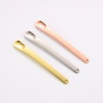 Zinc Alloy Cream Applicator - 9cm Laser Printed Personal Label Face Spoon Skin Care Spatula