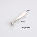 Mini Gold Spatula - Personal Label 5.8cm Zinc Alloy Face Cream Applicator Metal Cosmetic Spoon