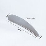 Stainless Steel Spatula - 6.6cm Laser Printed Personal Label 304 Cream Applicator Skin Care