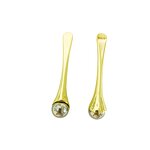 Eye Cream Massage Stick - OEM Custom 6.4cm Zinc Alloy Rotate Ball Removable Cosmetic Spatula