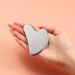 Stainless Steel Gua Sha - Custom Logo Facial Body Scraping 304 Metal Massage Board Tool