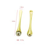 Eye Cream Massage Stick - OEM Custom 6.4cm Zinc Alloy Rotate Ball Removable Cosmetic Spatula