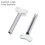 Metal Tube Squeezer - 2024 Custom Logo Toothpaste Cream Lotion Key Shape MOQ 5pcs