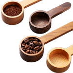 Vintage Coffee Scoop - 15ml/20ml Solid Beech Black Walnut Short Handle Business Gift
