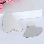 Stainless Steel Gua Sha - Custom Logo Metal Face Neck Body Massage Scraping Board Tool