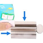 Cosmetics Tube Squeezer - New Design Stainless Steel Cleanser Extruder Toothpaste Dispenser