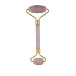 Quartz Jade Roller Set - Custom Logo Green Gemstone Needleless Pink Gua Sha Face Lifting