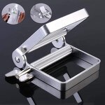 Metal Lotion Squeezer - 2024 New Arrival 8.5 cm Silver Bathroom Toothpaste Tube Press