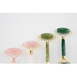 Pink Jade Roller Set - 2024 Hot Selling Natural Stone Facial Guasha Skincare Premium Tool