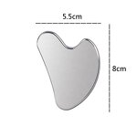 Stainless Steel Gua Sha - Custom Logo Metal Face Neck Body Massage Scraping Board Tool