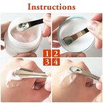 Mini Gold Scoop - Custom Logo Private Label 6cm Metal Face Cream Applicator Makeup Spoon