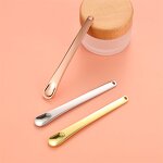 Metal Cosmetic Spatula - Custom Logo 9cm Eye Serum Applicator Mini Makeup Spoon Skincare Tool