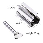 Metal Toothpaste Dispenser - Custom Logo 304 Stainless Steel Key Rolling Tube Squeezers