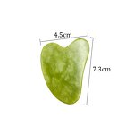 Jade Gua Sha Board - Custom Logo Heart Xiuyu Natural Bian Stone Face Body Massage Tool