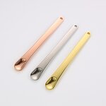 Zinc Alloy Cream Applicator - 9cm Laser Printed Personal Label Face Spoon Skin Care Spatula