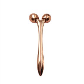 9.6CM Y-shaped Roller - OEM Hand Held Metal 3D Facial Massager Mini Beauty Tool