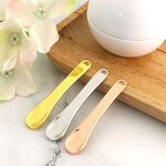 Mini Gold Scoop - Custom Logo Private Label 6cm Metal Face Cream Applicator Makeup Spoon