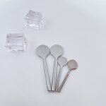 Metal Cosmetic Spoon - Hot Selling Custom Logo Makeup Spatula for Facial Application