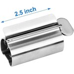 Cosmetics Tube Squeezer - New Design Stainless Steel Cleanser Extruder Toothpaste Dispenser